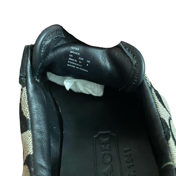 Coach Men’s Monogram Canvas Bruce Sneakers in 8 - Picture 11 of 13